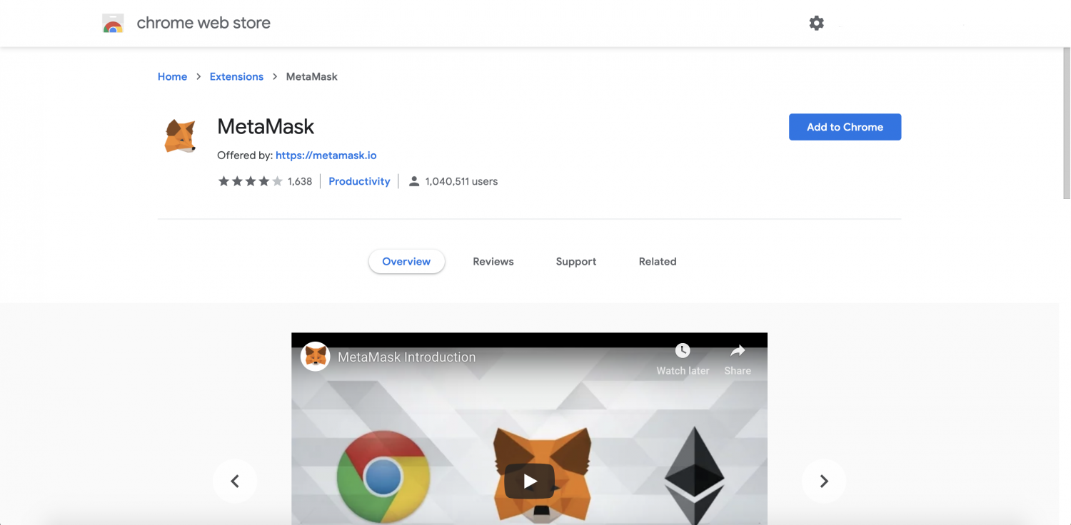 Metamask кошелек