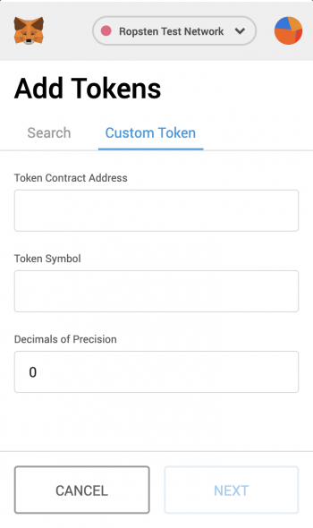 how to get my token to view in metamask